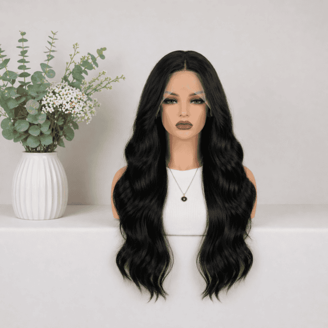 RIPPLE 13x6 HD LACE FRONT WIG Futura Fiber 26'' 230gr #1B
